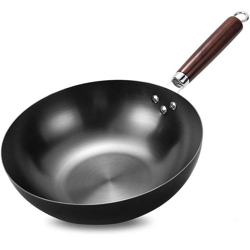 Wok Electric Flat - مقلاة ووك مسطحة القاع 32 سم،
