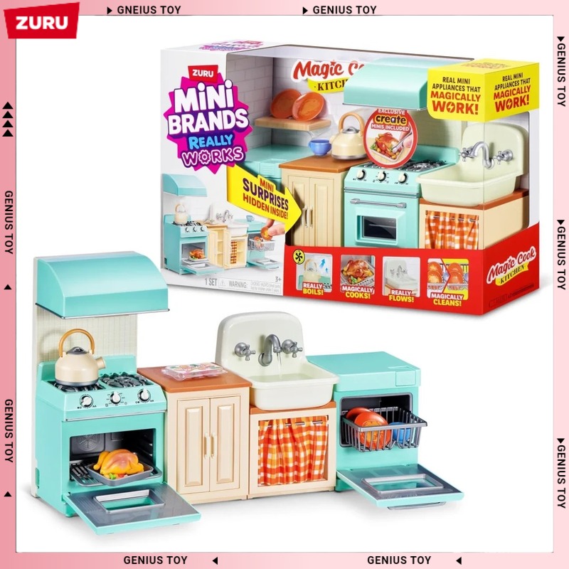 Kitchen Appliances Kids - مجموعة مطبخ زورو ميني براندز السحرية،