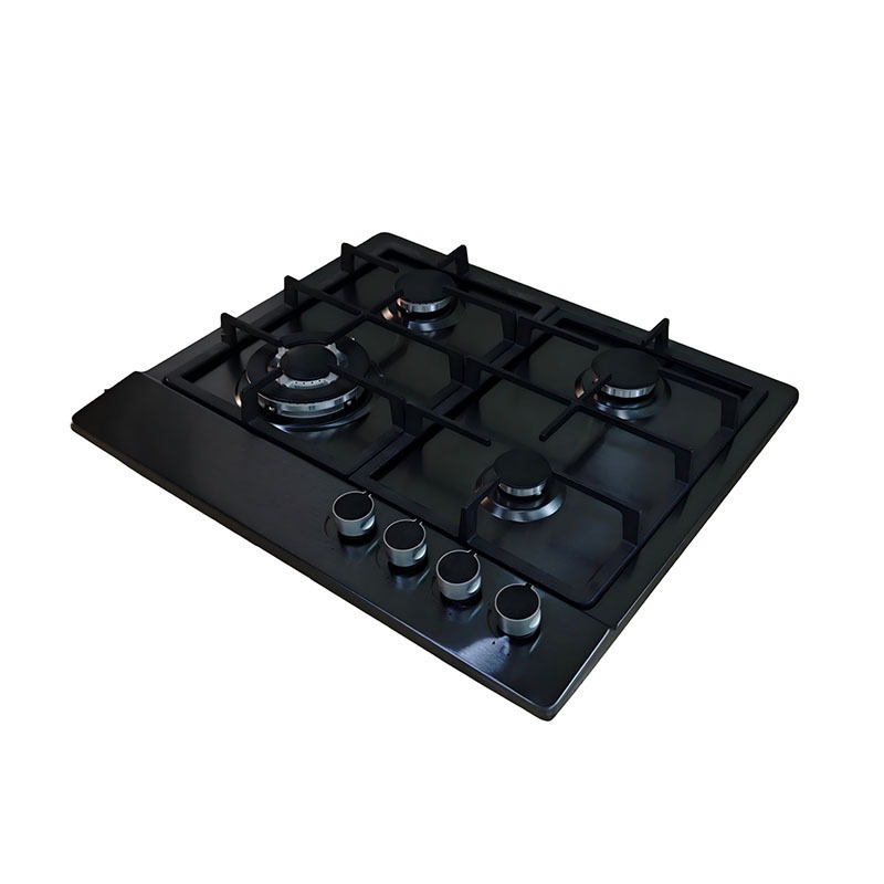 Kitchen Appliances Built In - موقد غاز بأربع شعلات، من الفولاذ