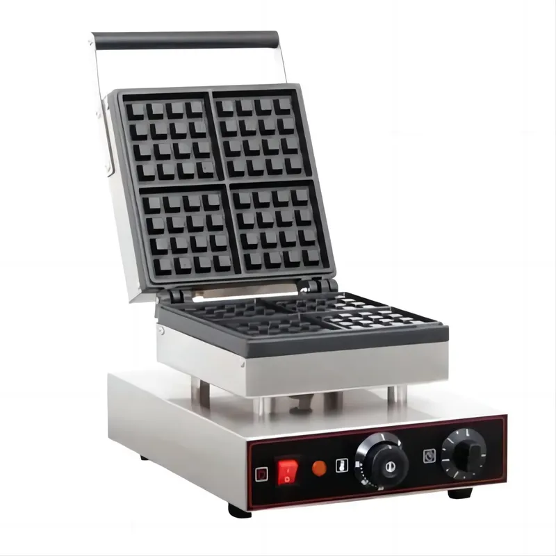 Waffle Iron Belgian - آلة صنع الوافل التجارية الكهربائية، جهاز