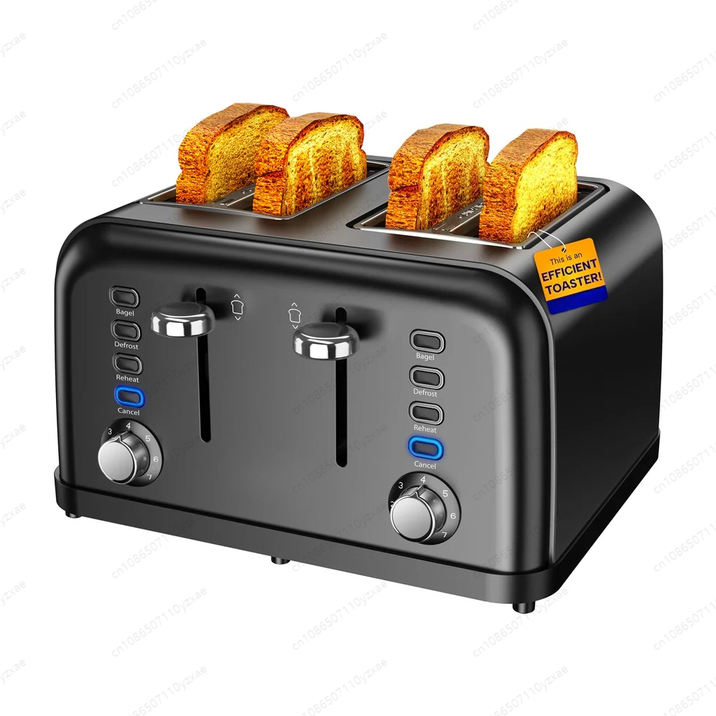 Toaster 4 Slice - محمصة خبز عالية الأداء مكونة من