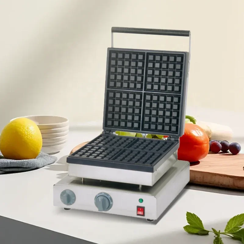 Chef Prosentials 4-Plate التجا - مراجعة Waffle Iron Belgian وسعره