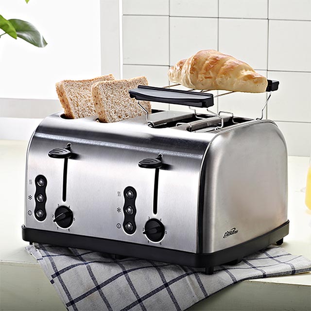 محمصة خبز كهربائية بأربع شرائح - مراجعة Toaster 4 Slice وسعره