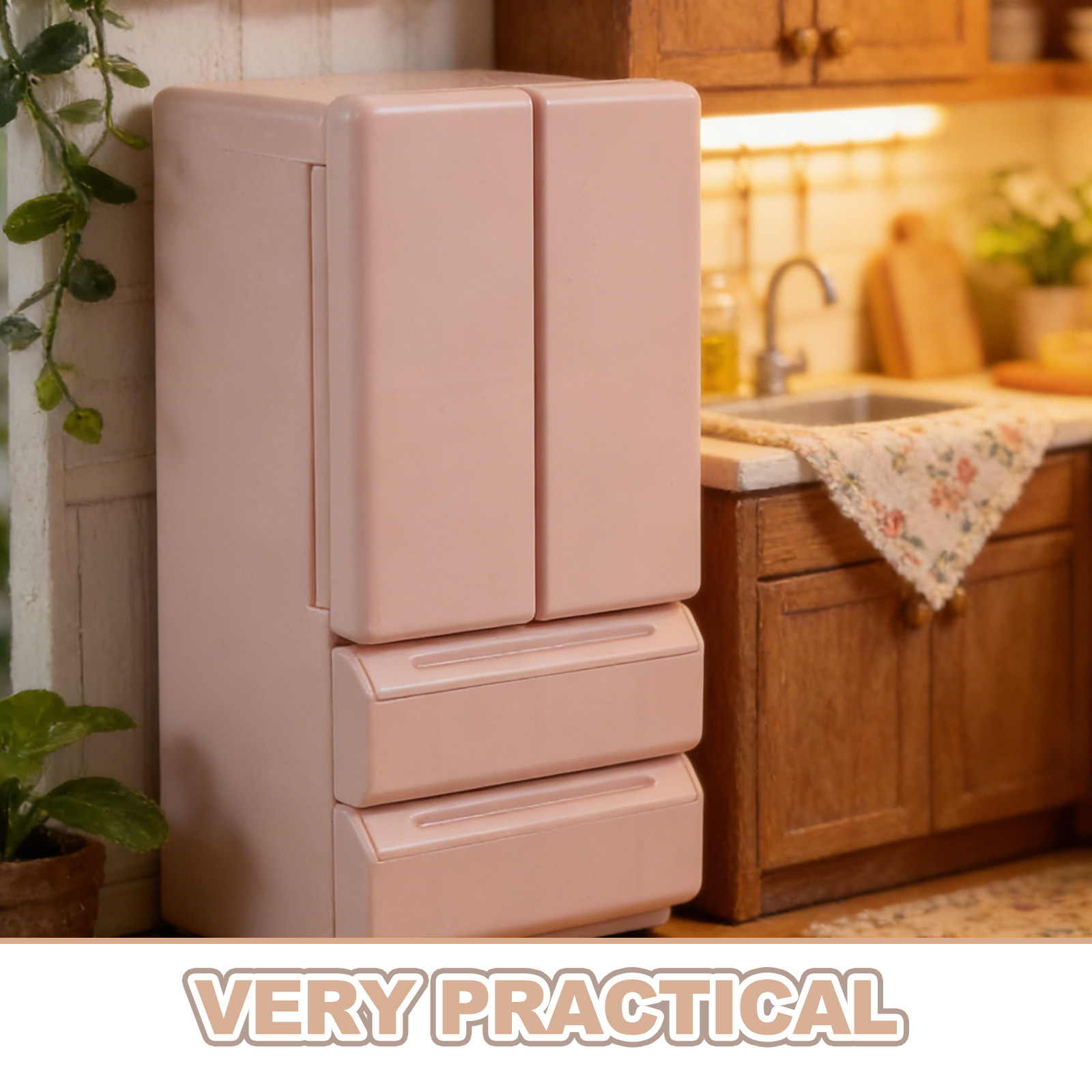 ثلاجة صغيرة لبيت الدمى 12.5x6. - مراجعة Kitchen Appliances Kids وسعره