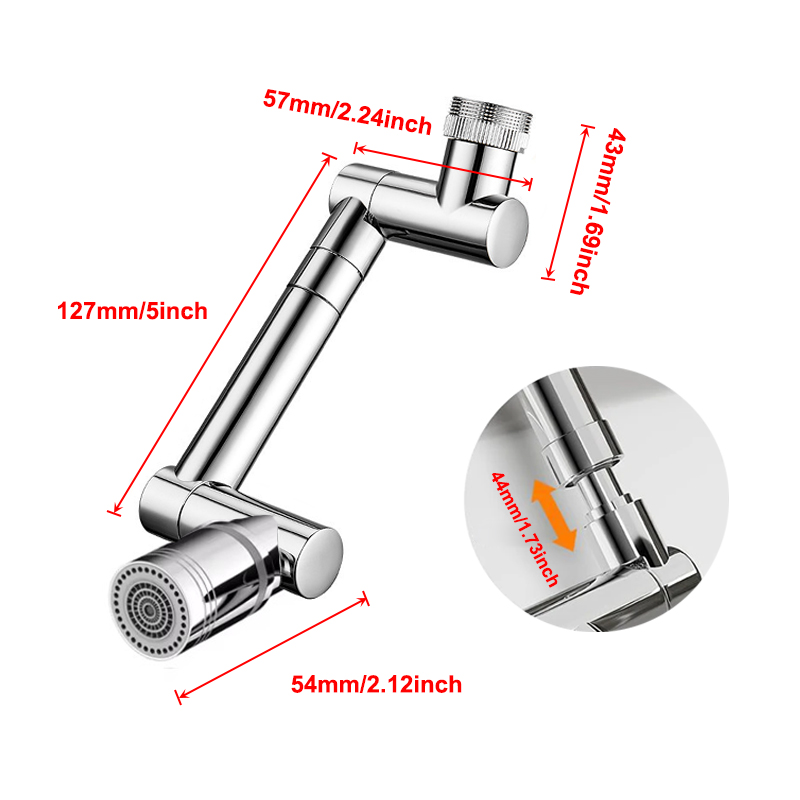 1440 °   فلتر صنبور معدني قابل - مراجعة Kitchen Appliances Bundle وسعره
