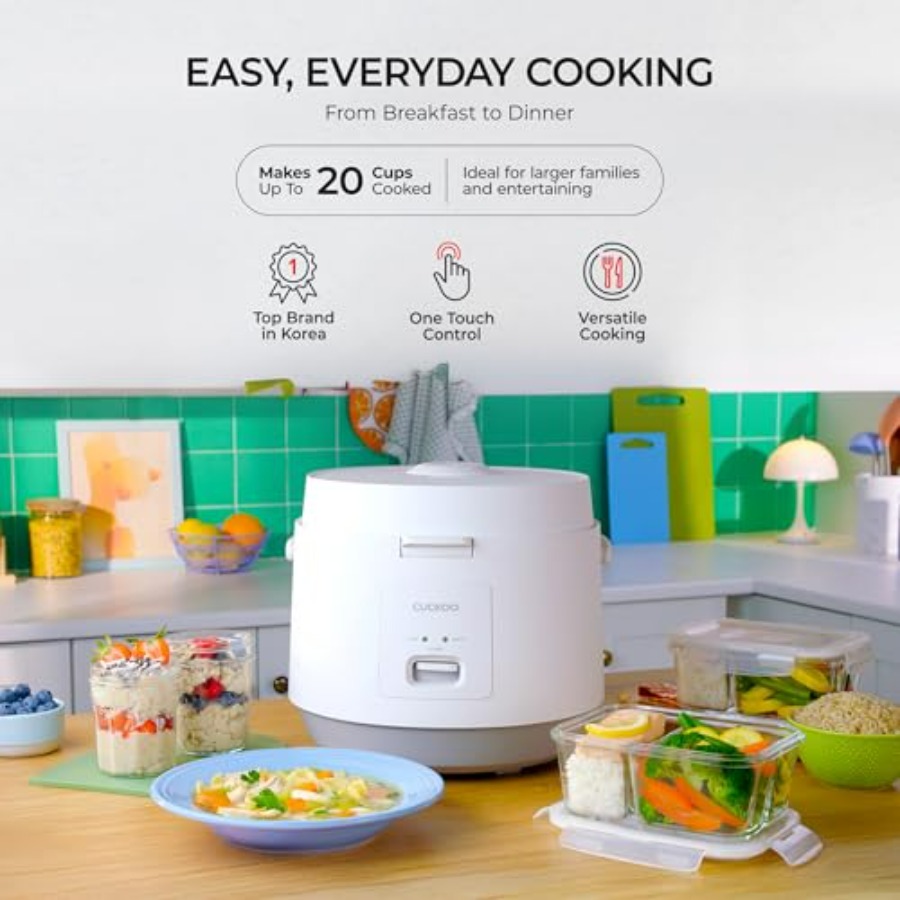 جهاز طهي الأرز الأساسي سعة 10  - مراجعة Rice Cooker 10 Cup وسعره