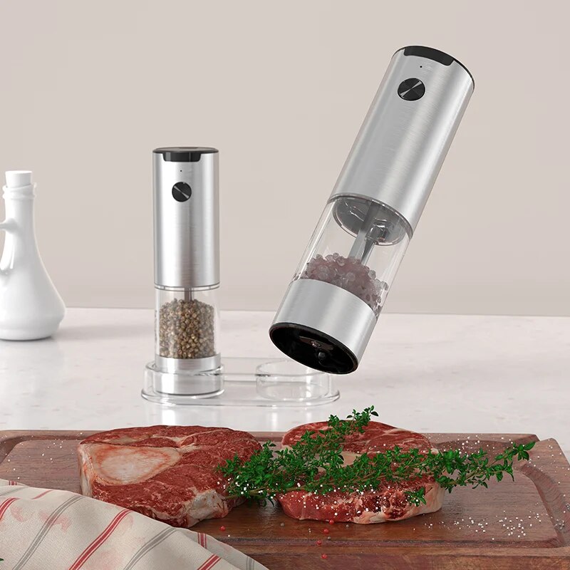 مطحنة فلفل وملح كهربائية أوتوم - مراجعة Kitchen Appliances And Utensils وسعره