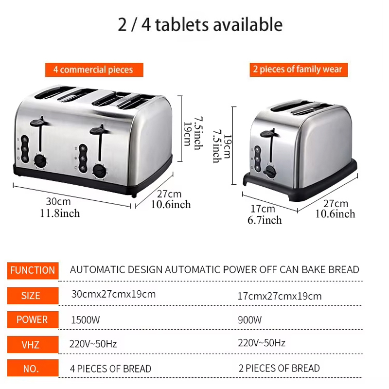 محمصة كهربائية منزلية بـ 4 فتح - مراجعة Toaster 4 Slice وسعره