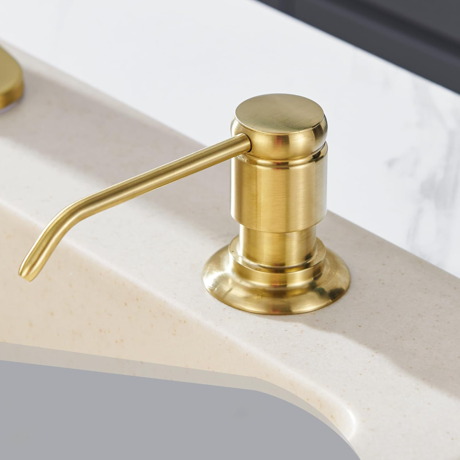 موزع صابون حوض نحاسي مع زجاجة  - مراجعة Kitchen Appliances Built In وسعره