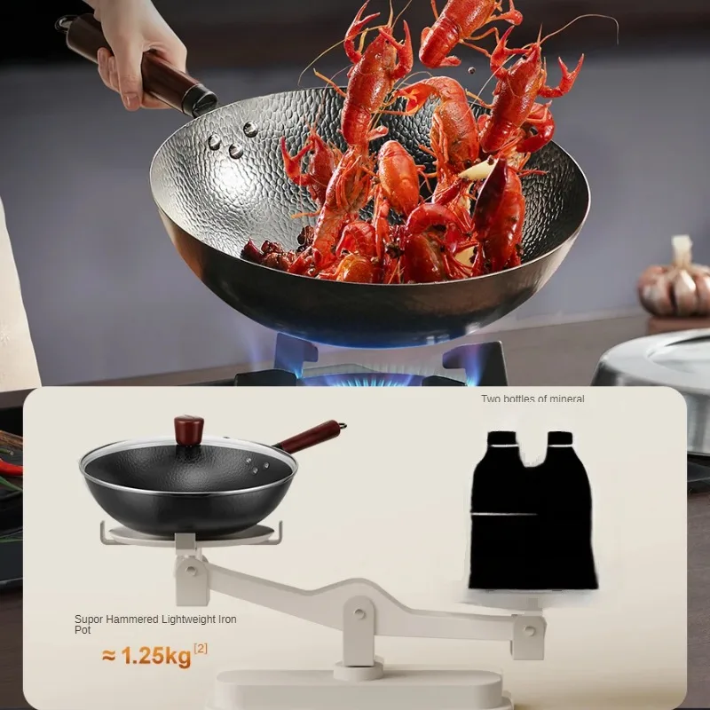 مقلاة ووك فولاذية 32 سم مع غطا - مراجعة Wok Electric Flat وسعره