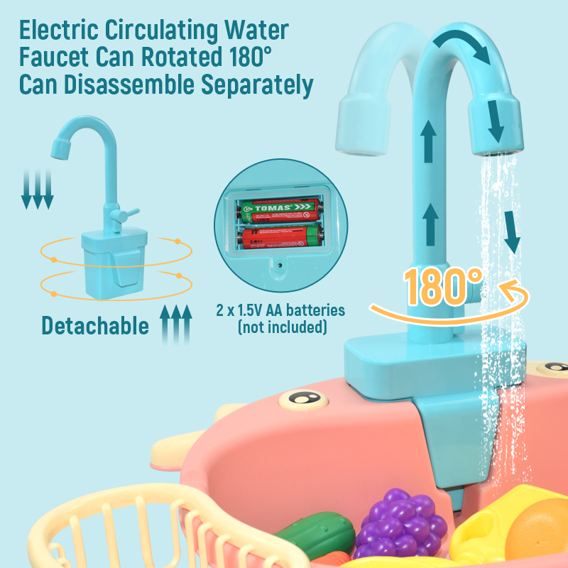 ألعاب حوض المطبخ للأطفال، غسال - مراجعة Kitchen Appliances Kids وسعره