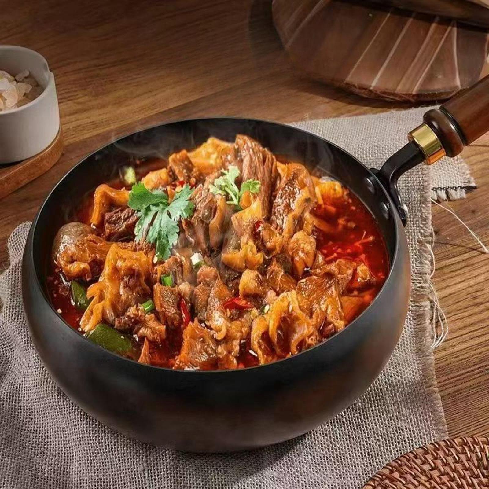 24 سنتيمتر مقلاة حديدية ناعمة  - مراجعة Wok Electric Flat وسعره