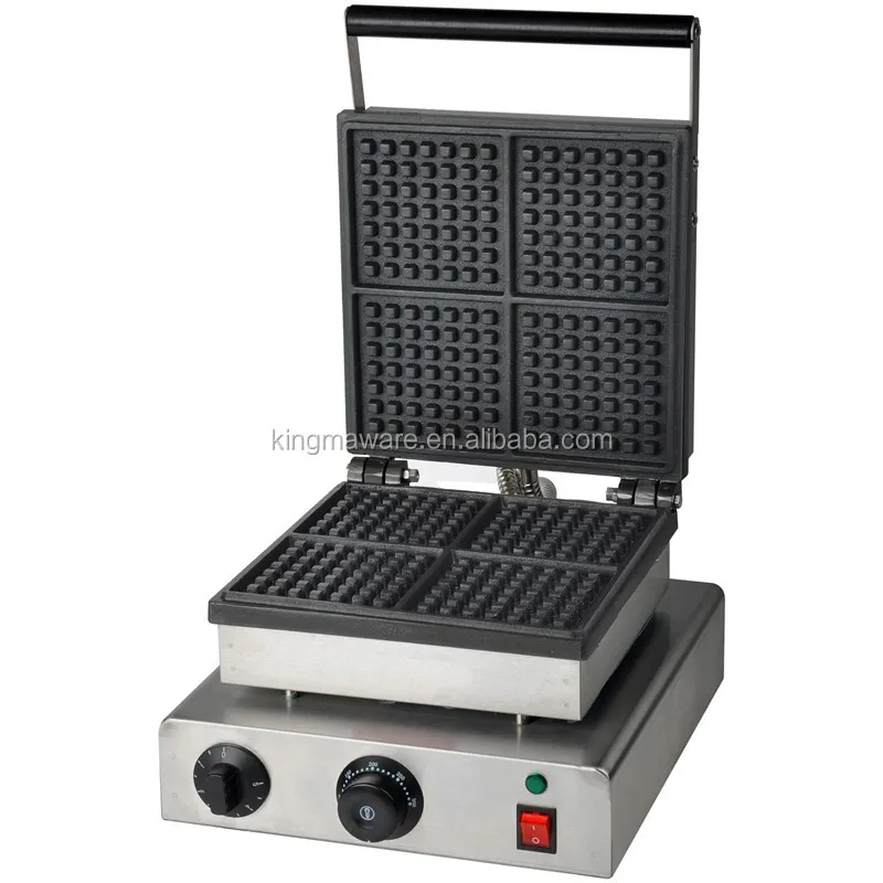 رائجة البيع معدات الوجبات الخف - مراجعة Waffle Iron Belgian وسعره
