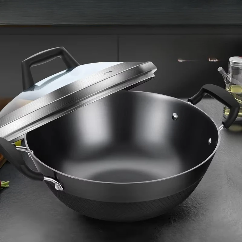 مقلاة مسطحة القاع من الفولاذ ا - مراجعة Wok Electric Flat وسعره